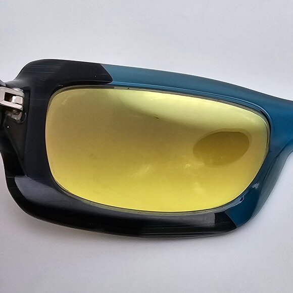 Etro Mod. SE 9760 51 Col. B46 Crystal Blue Horn Frame Yellow Lens Sunglasses - Picture 8 of 14